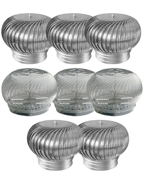 Conjunto de Exaustores Eólico